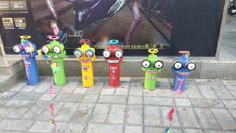 安岳商业区彩绘