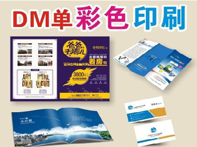 安岳单页印刷，色彩搭配简单。