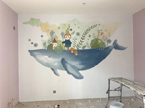 安岳手绘墙的特点及优势。