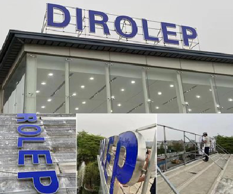 安岳楼顶发光字安装的注意事项。